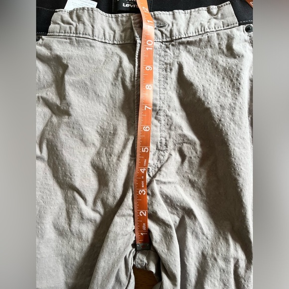 Levi's Denizen Mens Joggers Gray Elastic Waist Zipper Pockets Cotton 34x28 - Picture 7 of 9